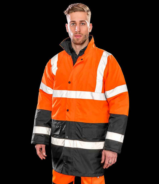 Result Core Motorway Two Tone Safety Jacket - model image