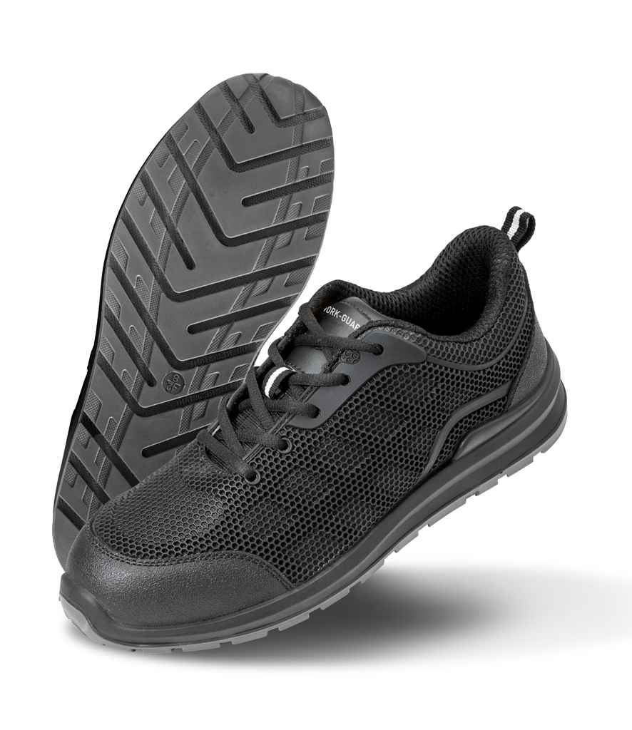 Result Work-Guard All Black Safety Trainers in Black