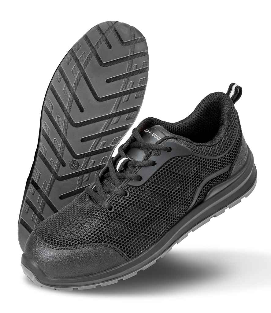 Result Work-Guard All Black Safety Trainers - Black