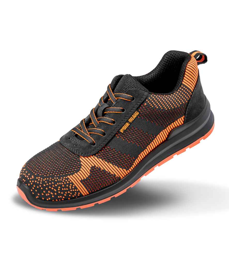 Result Work-Guard Hardy SRA SB Safety Trainers - Black/Orange