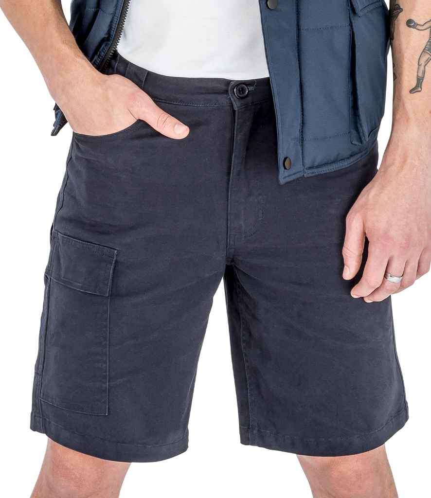 Result Work-Guard Stretch Slim Chino Shorts - model image