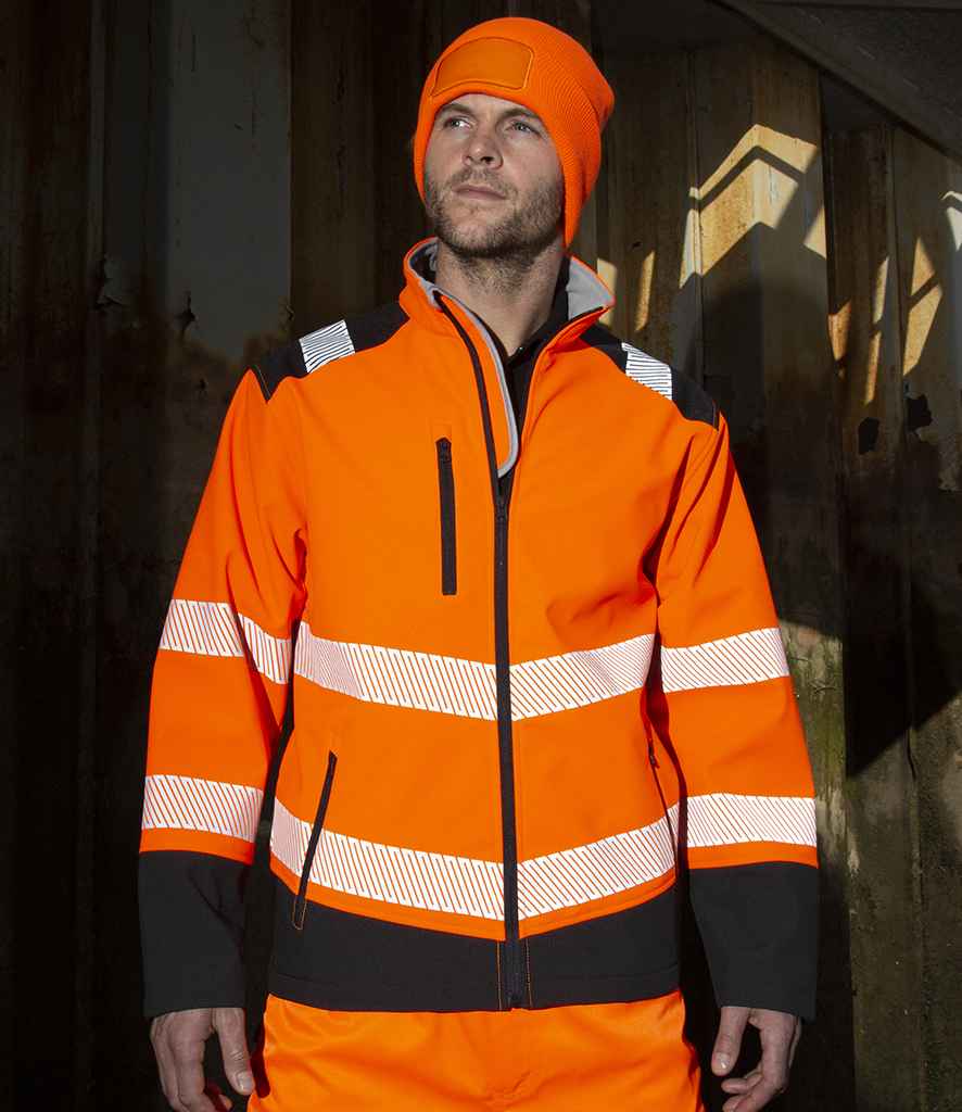 Result Safe-Guard Printable Ripstop Safety Soft Shell Jacket