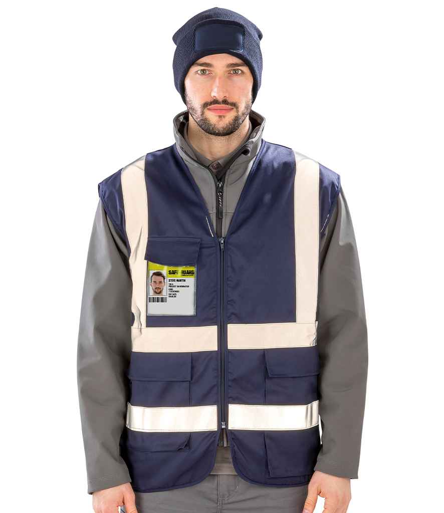 Result Safe-Guard Heavy Duty Poly/Cotton Security Vest - model image