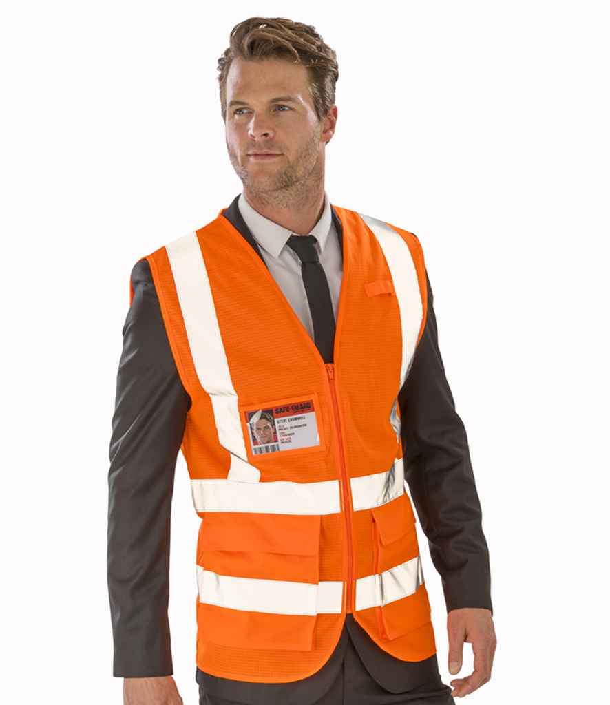 Result Safe-Guard Executive Cool Mesh Safety Vest - model image
