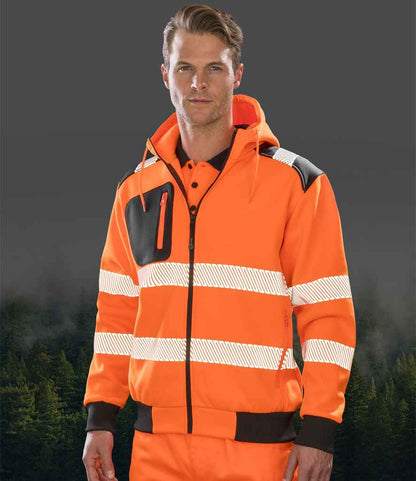 Result Recycled Safety Zip Hoodie - model image