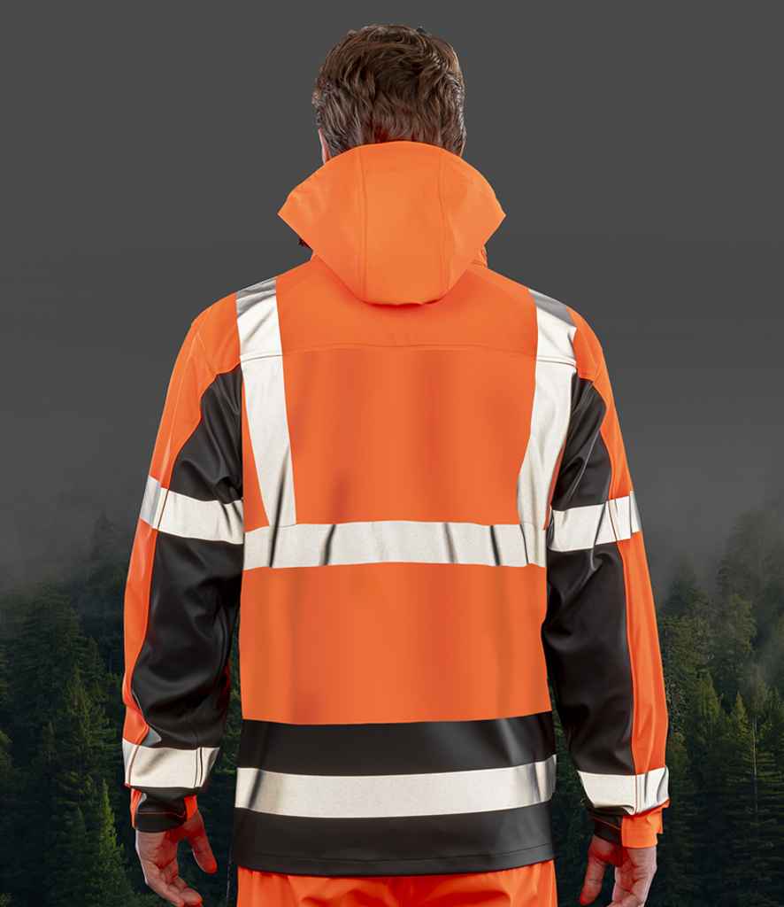 Result Recycled Heavy Duty Prism PU Safe and Dry Jacket - model image