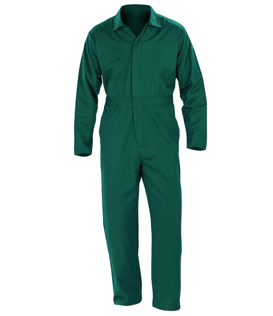 Result Recycled Action Overalls in Bottle Green