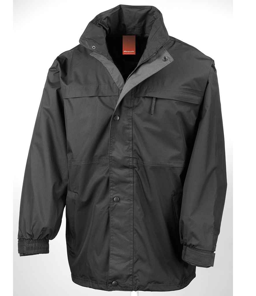 Result Multi-Function Midweight Jacket in Black/Grey