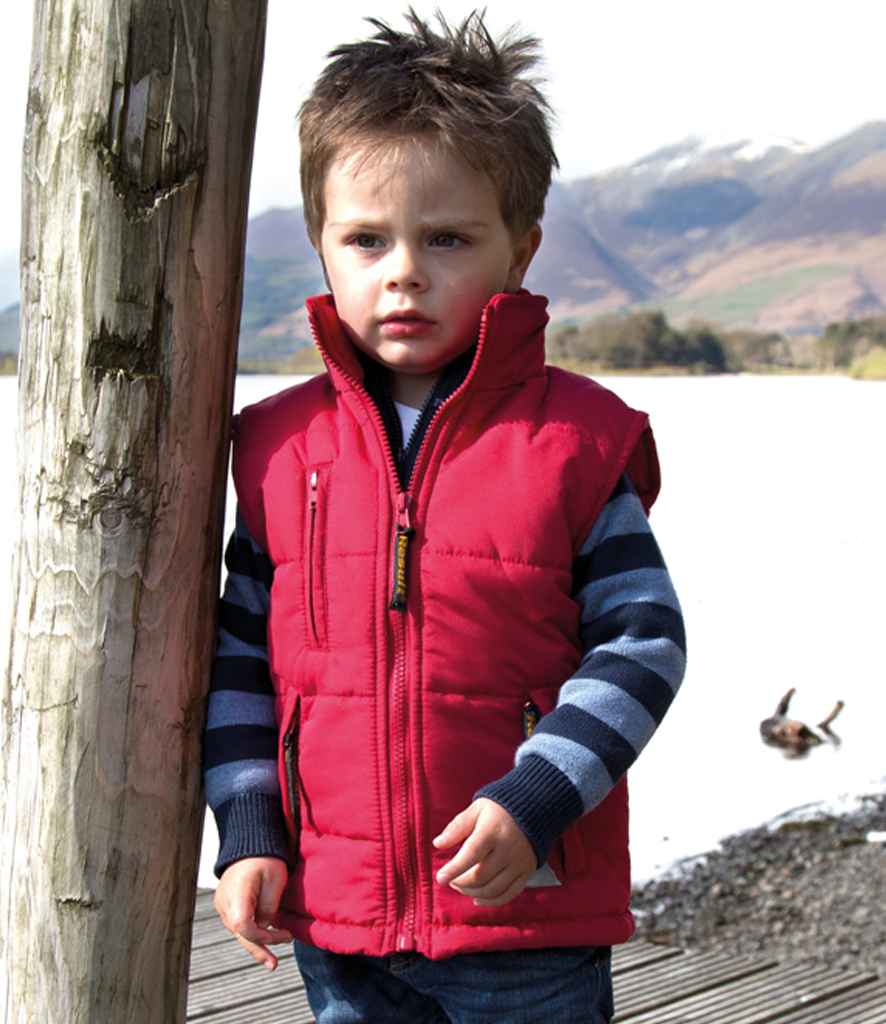 Result Kids Ultra Padded Bodywarmer - model image