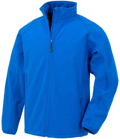 Result Recycled Kids Two Layer Printable Soft Shell Jacket in Royal Blue
