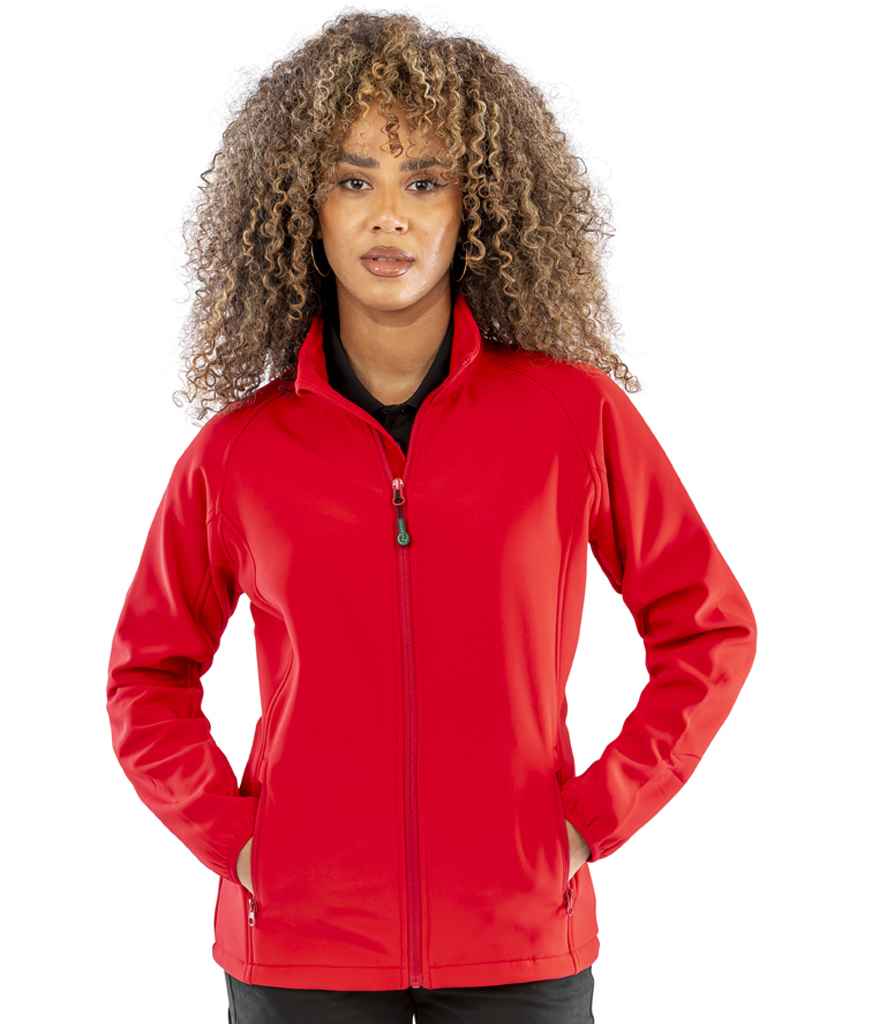 Result Recycled Ladies Printable Soft Shell Jacket - model image