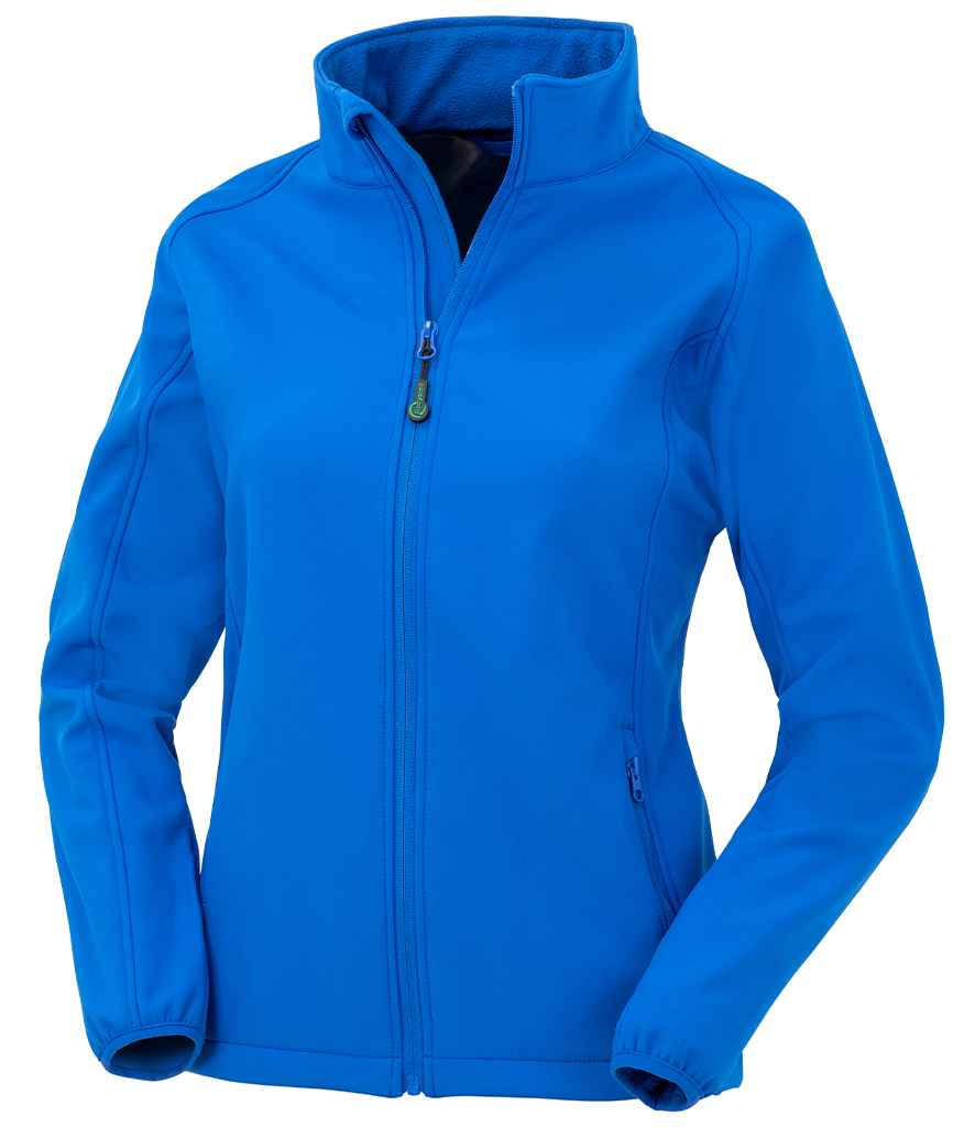 Result Recycled Ladies Printable Soft Shell Jacket in Royal Blue