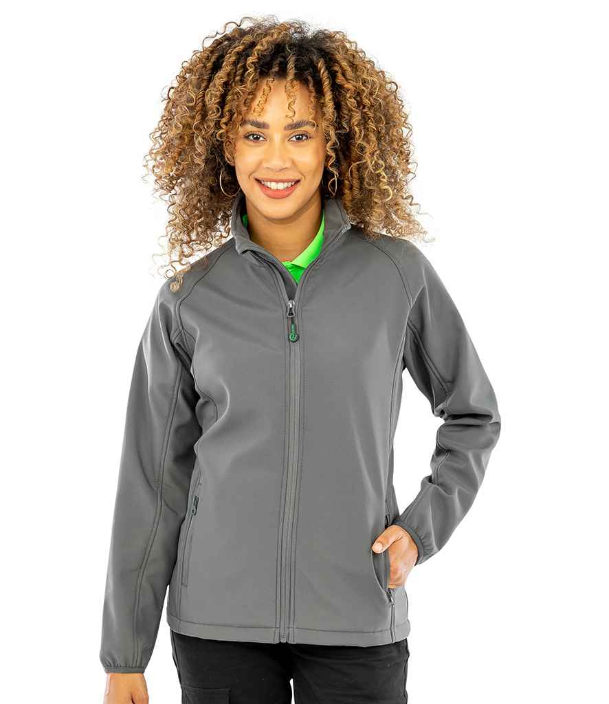 Result Recycled Ladies Printable Soft Shell Jacket - model image
