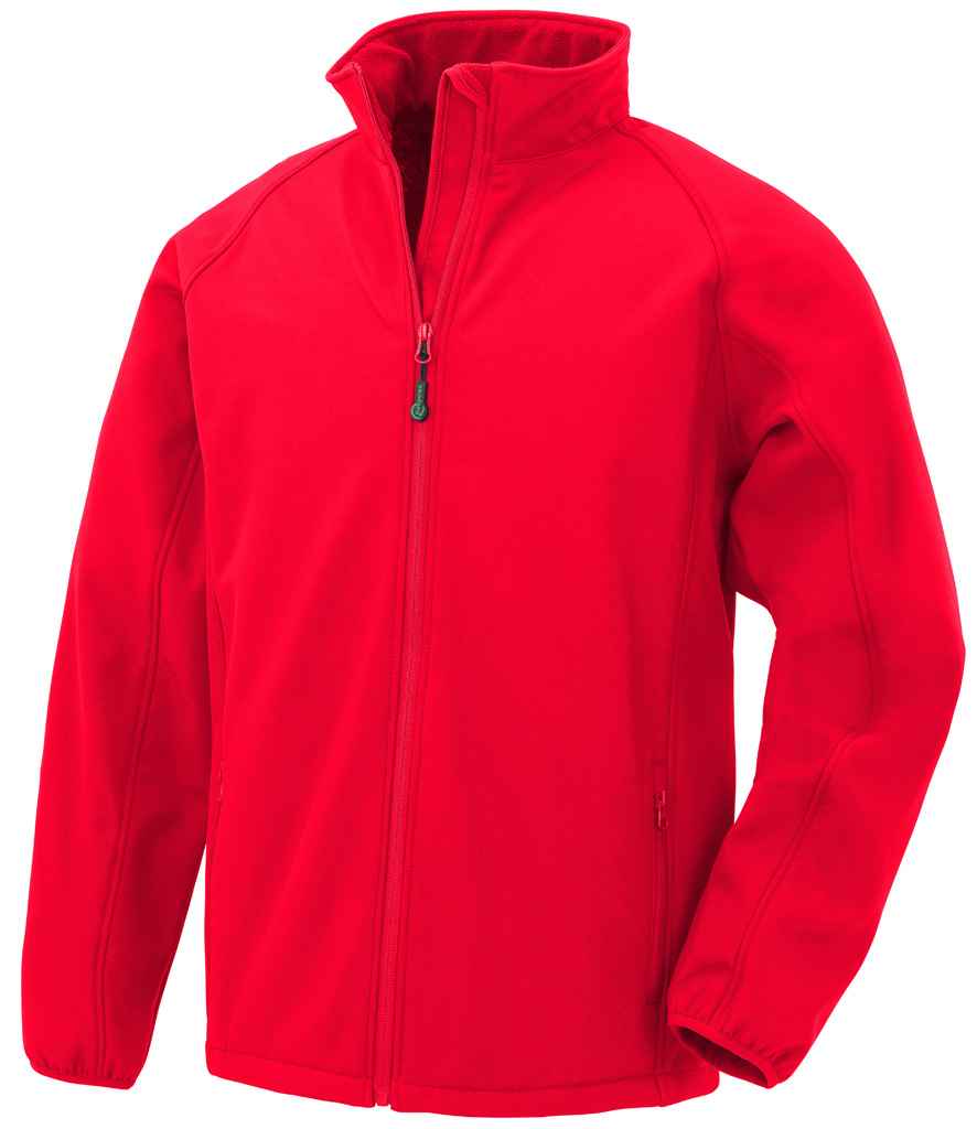 Result Recycled Printable Soft Shell Jacket in Red