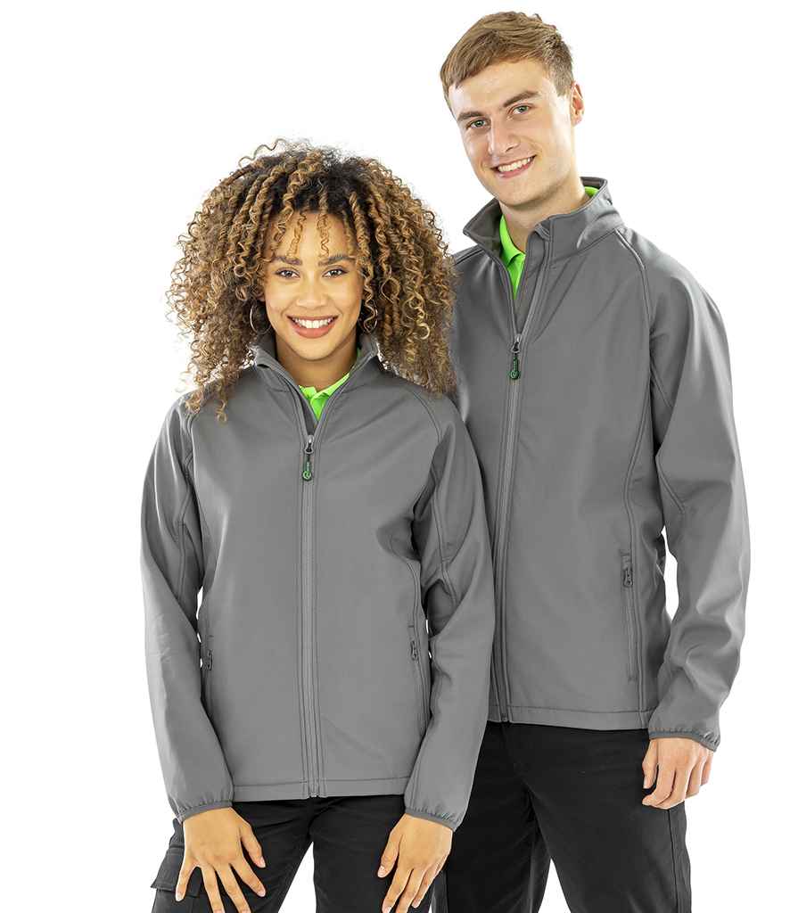 Result Recycled Printable Soft Shell Jacket - model image