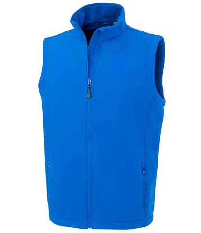 Result Recycled Printable Soft Shell Bodywarmer in Royal Blue
