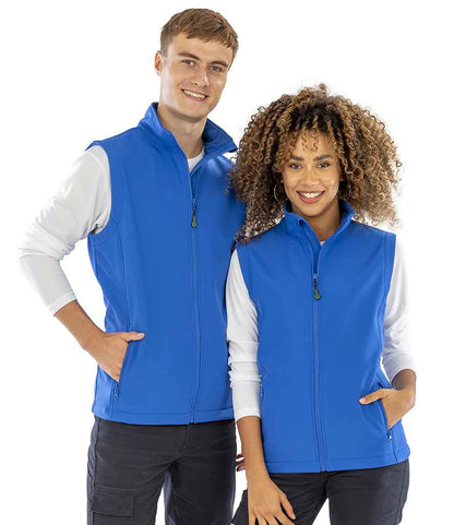 Result Recycled Printable Soft Shell Bodywarmer - model image