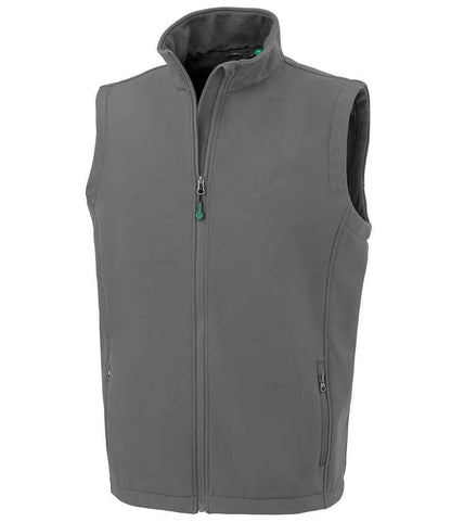 Result Recycled Printable Soft Shell Bodywarmer in Workguard Grey