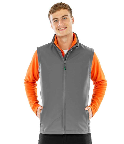 Result Recycled Printable Soft Shell Bodywarmer - model image