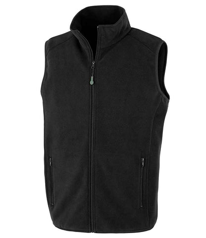 Result Recycled Polarthermic Fleece Bodywarmer in Black