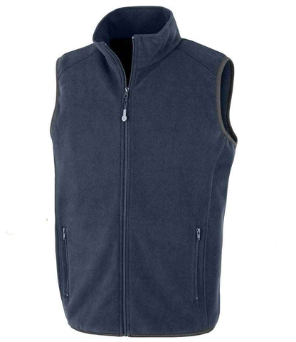Result Recycled Polarthermic Fleece Bodywarmer in Navy