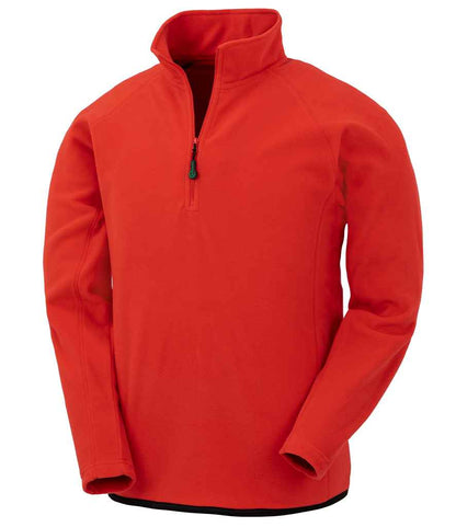 Result Recycled Zip Neck Micro Fleece