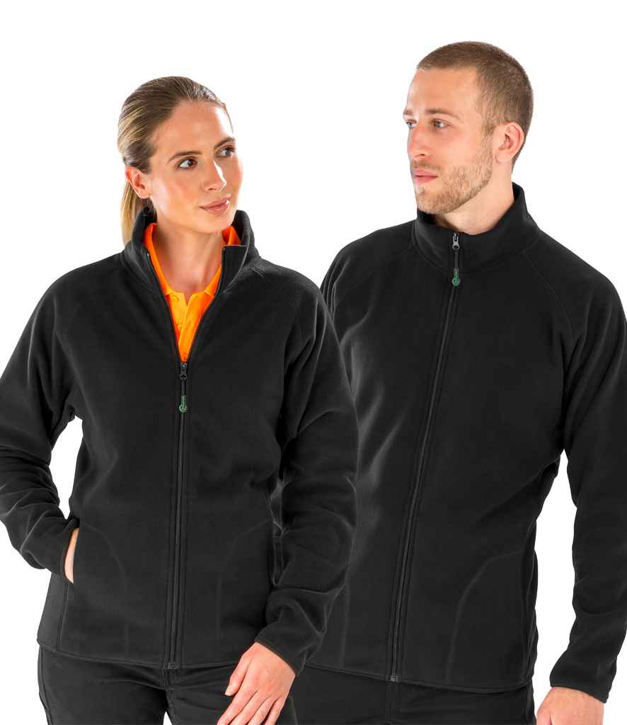 Result Recycled Micro Fleece Jacket - model image
