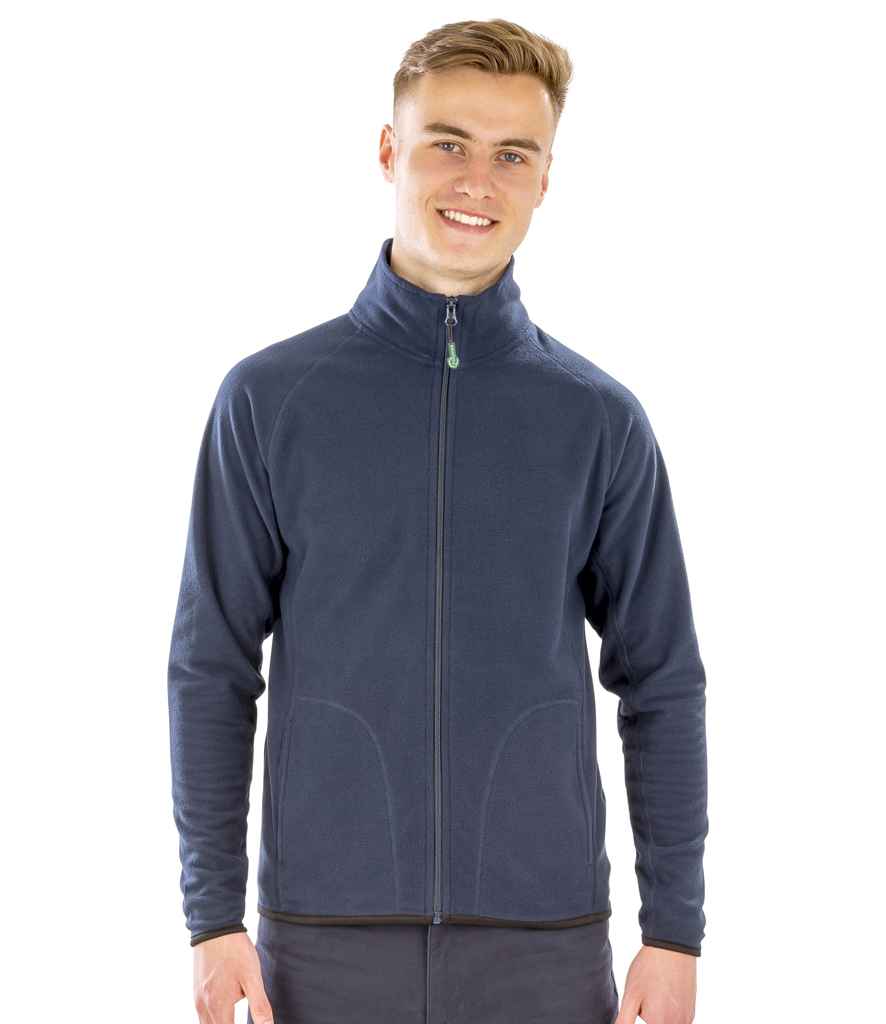 Result Recycled Micro Fleece Jacket - model image