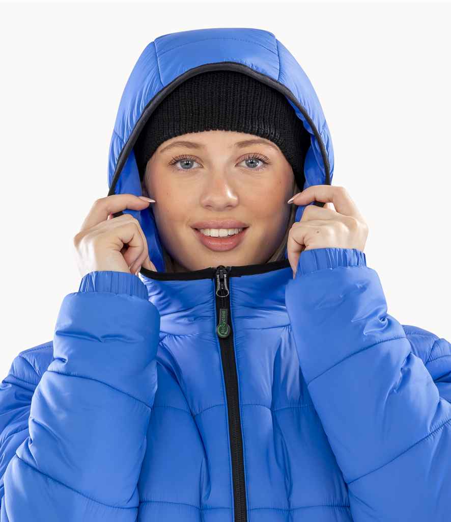 Result Recycled Hooded Padded Parka Jacket - model image