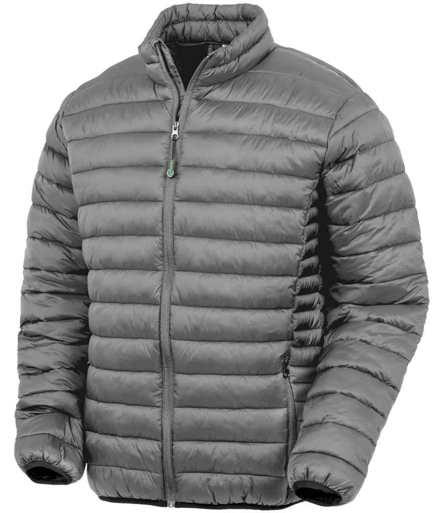Result Recycled Padded Jacket in Frost Grey