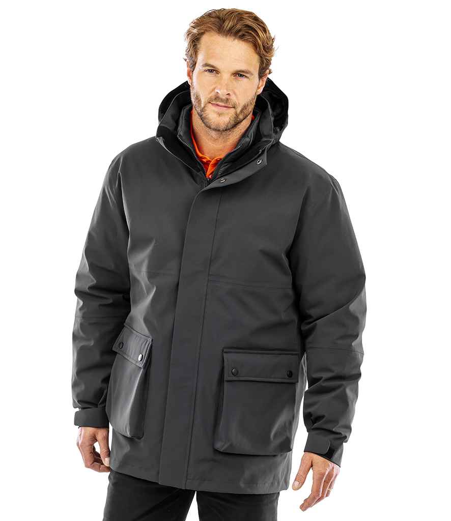 Result Recycled 3-in-1 Padded Ripstop Jacket