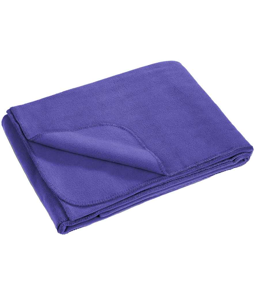 Result Recycled Polarthermic Fleece Blanket in Purple