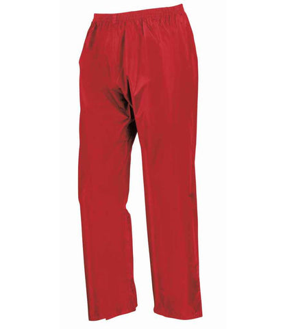 Result Kids Waterproof Jacket/Trouser Suit in Carry Bag in Red