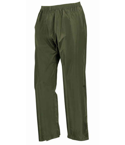 Result Waterproof Jacket/Trouser Suit in Carry Bag in Olive Green
