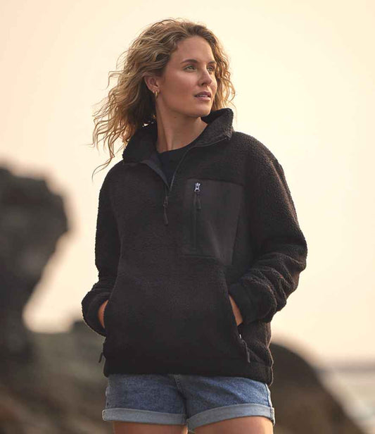 Ravine Unisex 1/4 Zip Borg Fleece