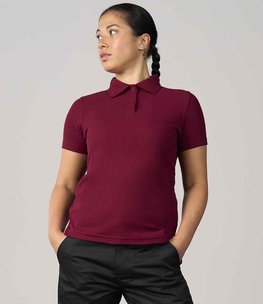Pro RTX Pro RTX Ladies Pro Piqué Polo Shirt Burgundy