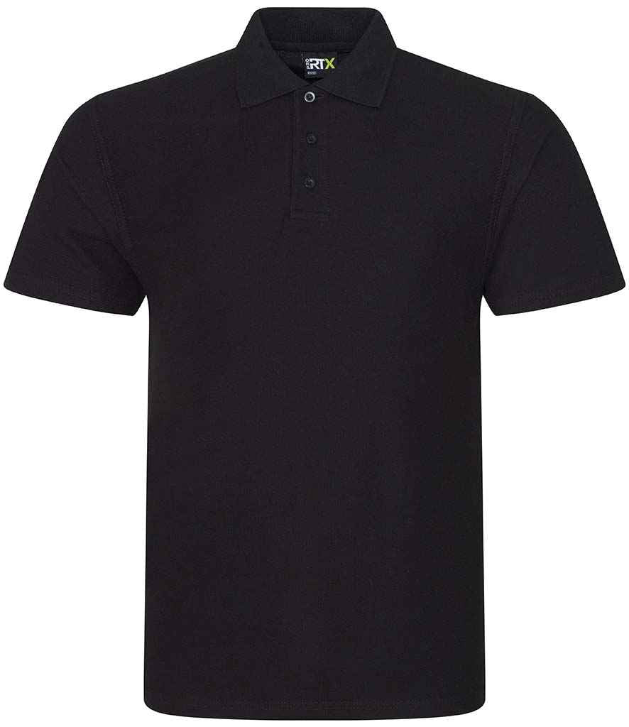 Pro RTX Pro Piqué Polo Shirt in Black
