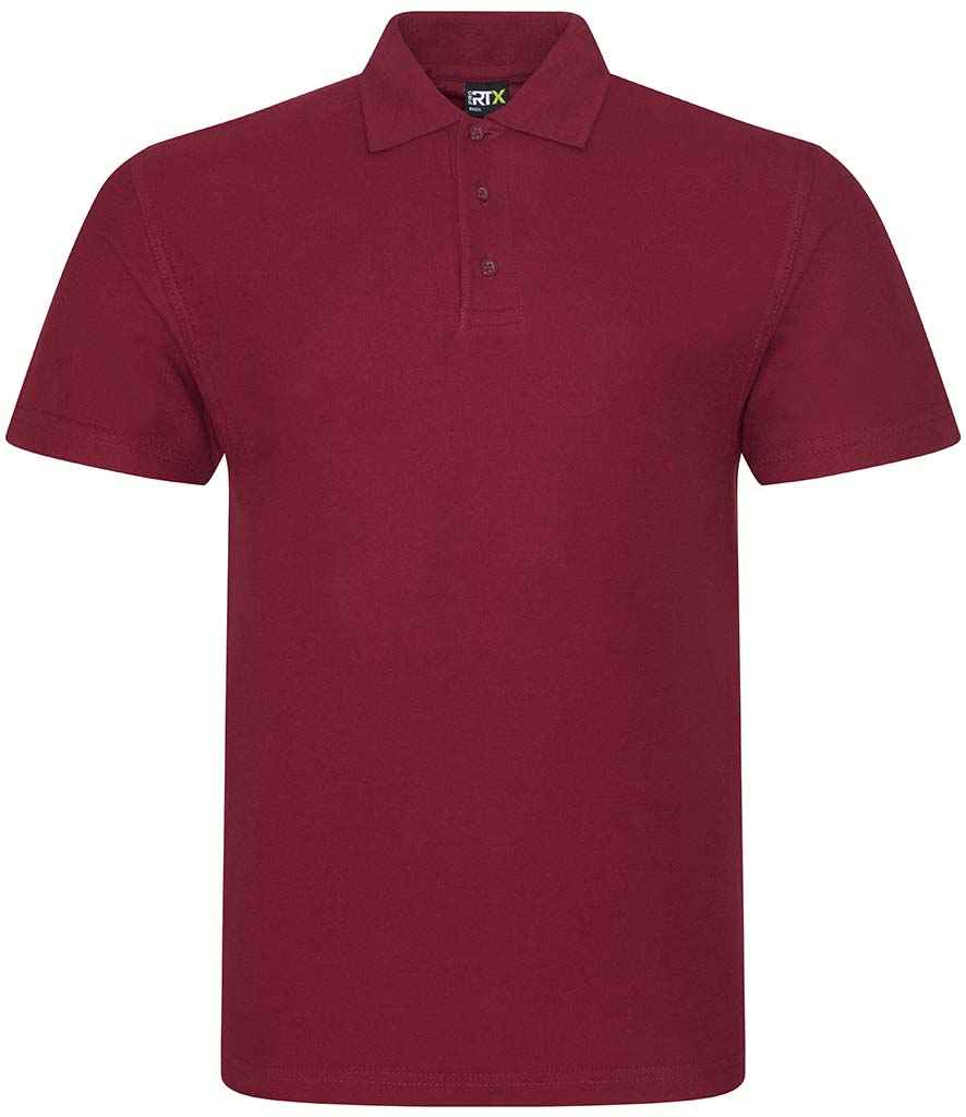 Pro RTX Pro RTX Pro Piqué Polo Shirt Burgundy