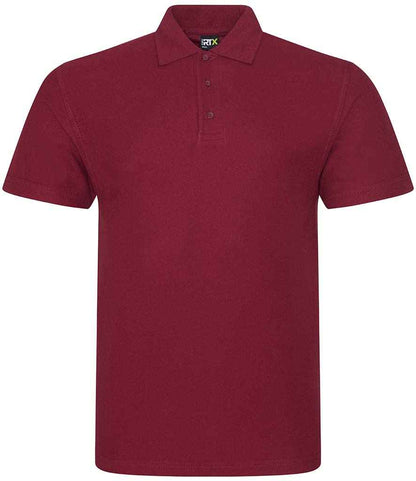 Pro RTX Pro RTX Pro Piqué Polo Shirt Burgundy