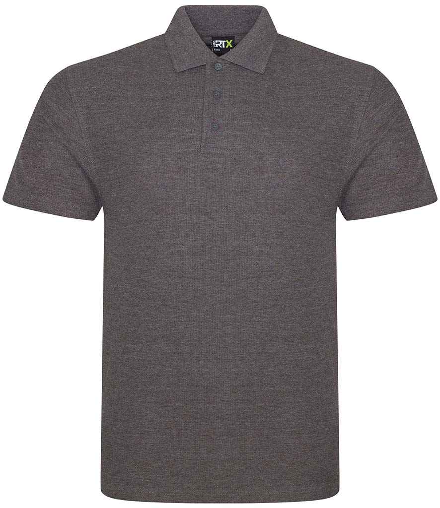 Pro RTX Pro RTX Pro Piqué Polo Shirt Charcoal