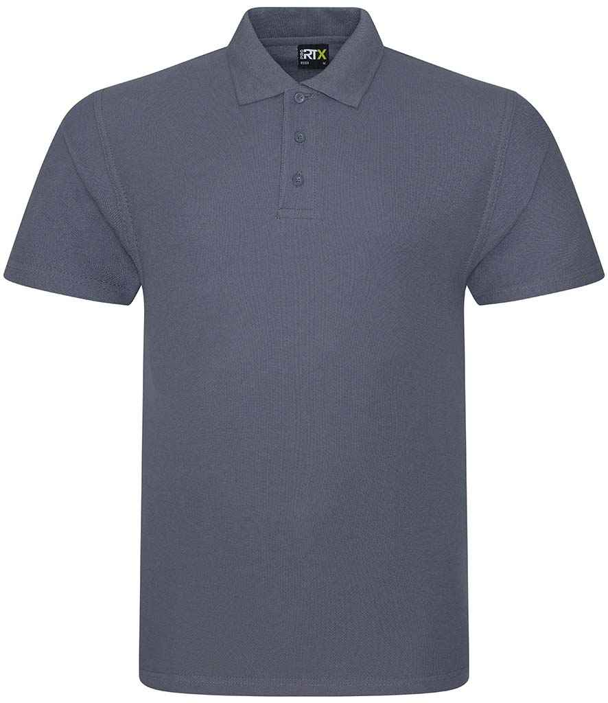 Pro RTX Pro RTX Pro Piqué Polo Shirt Solid Grey