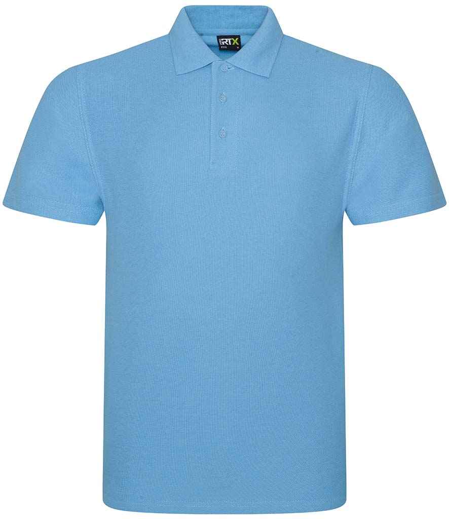 Pro RTX Pro RTX Pro Piqué Polo Shirt Sky Blue