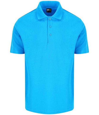 Pro RTX Pro RTX Pro Piqué Polo Shirt Turquoise Blue