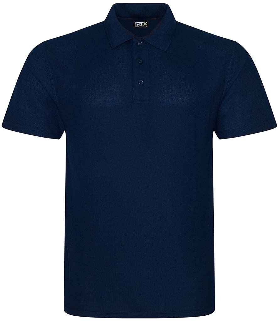 Pro RTX Pro RTX Pro Polyester Polo Shirt Navy