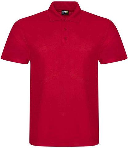 Pro RTX Pro RTX Pro Polyester Polo Shirt Red