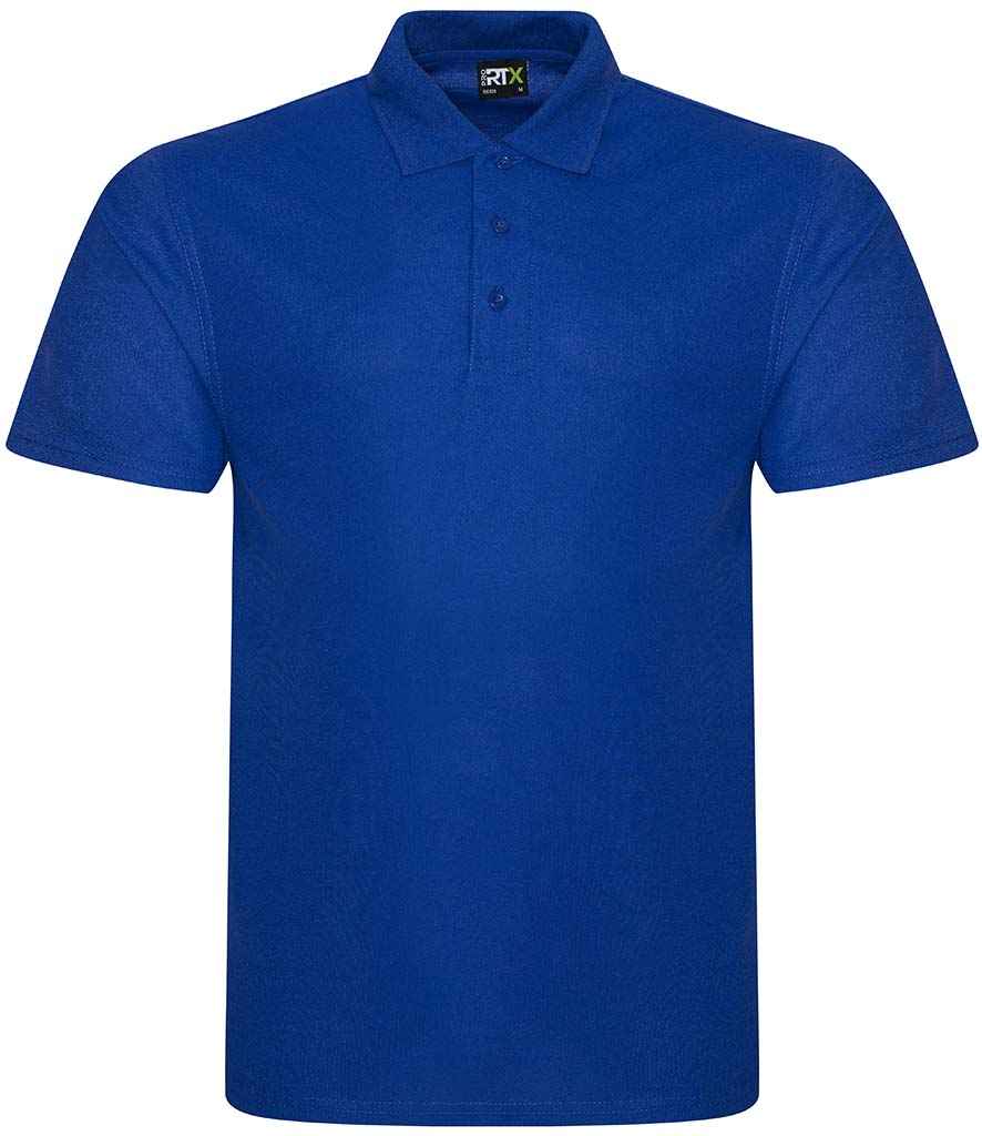 Pro RTX Pro RTX Pro Polyester Polo Shirt Royal Blue