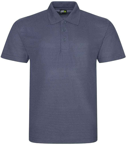 Pro RTX Pro RTX Pro Polyester Polo Shirt Solid Grey