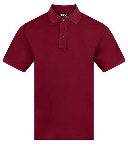 Pro RTX Pro RTX Pro Wicking Piqué Polo Shirt Burgundy
