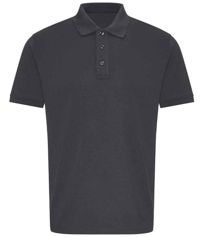 Pro RTX Pro RTX Pro Wicking Piqué Polo Shirt Solid Grey
