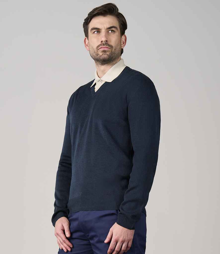 Pro RTX Pro Acrylic V Neck Sweater - model image